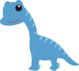 Naklejka premium cute dinosaur sticker