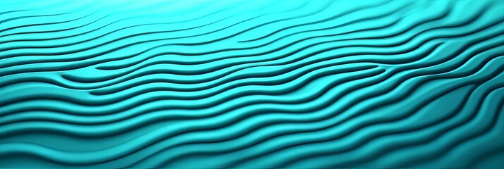 Fototapeta premium Abstract Robin s Egg Blue Wave Surface with Delicate Texture and Elegant Quality for Background Use