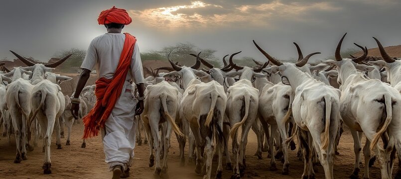 Vibrant Rabari Communities in Kutch, India Traditional Pastoralism and Colorful Cultural Heritage