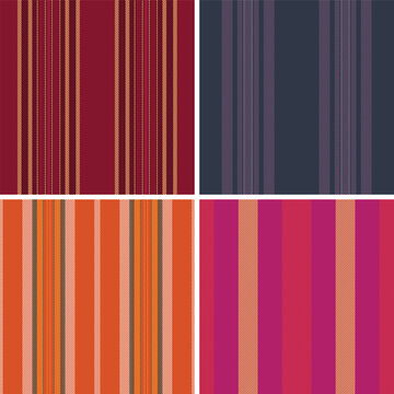 Striped collection ideal for digital planners and dashboards. Vector lines repeats enhance organization and visual appeal.