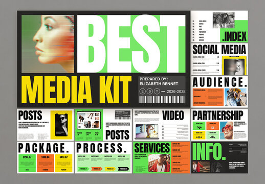 Media Press Kit Presentation Template