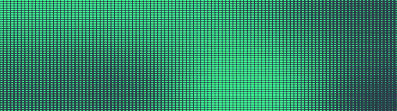 Dash grid halftone pattern smooth blurred texture ultra wide 32:9 aspect ratio mint green vector minimal style abstract background. Dashed grid half tone ultrawide futuristic tech concept abstraction