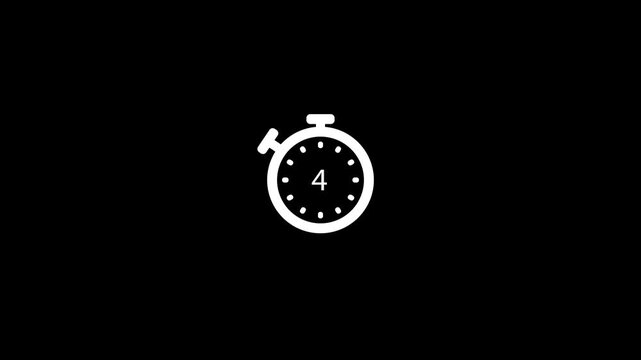 15 days to go with stopwatch timer animation.