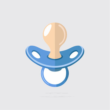 Blue Pacifier Icon