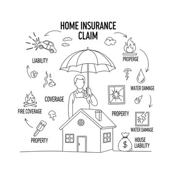 Home Insurance Claim Explained Understanding Coverage and Potential Risks with an Umbrella of Protection