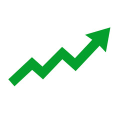 Obraz premium Viral trending arrow