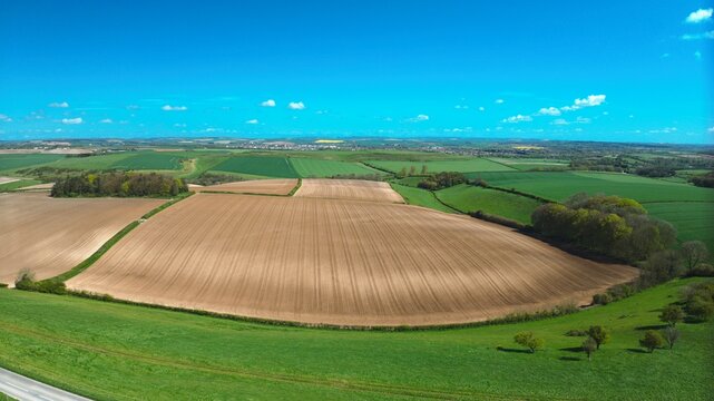 Freshly Ploughed Farmers Field in Dorset