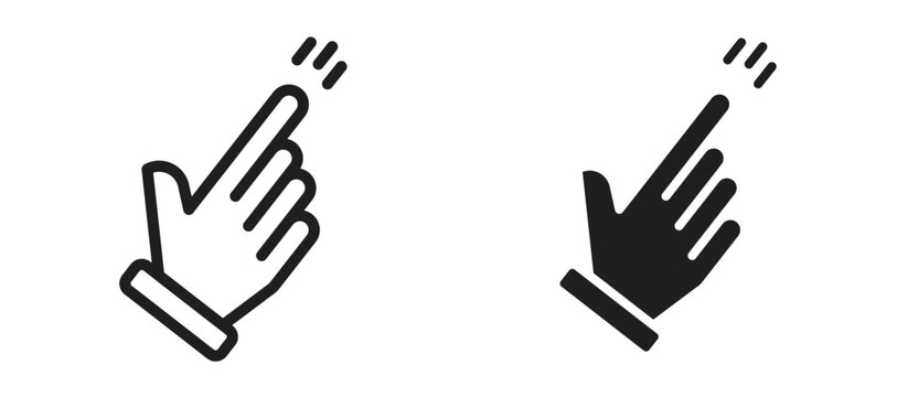 Easy icon symbol, black style vector icons pack