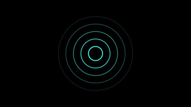 Colorful geometric background, Radio waves diffusion and digital blue circle animation.Colorful geometric background, Radio waves diffusion and digital blue circle animation.4k video
