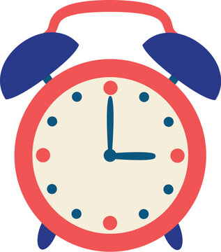 Flat alarm clock