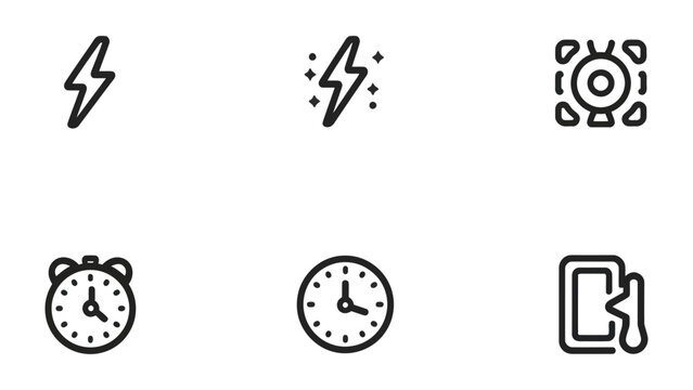 Conceptual Symbols: A collection of conceptual symbols, each a minimalist representation of distinct concepts