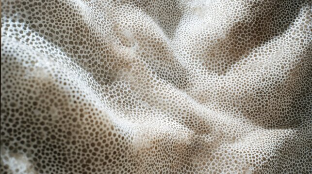 stingray skin texture macro, grainy organic pattern, neutral cold lighting, abstract natural surface study