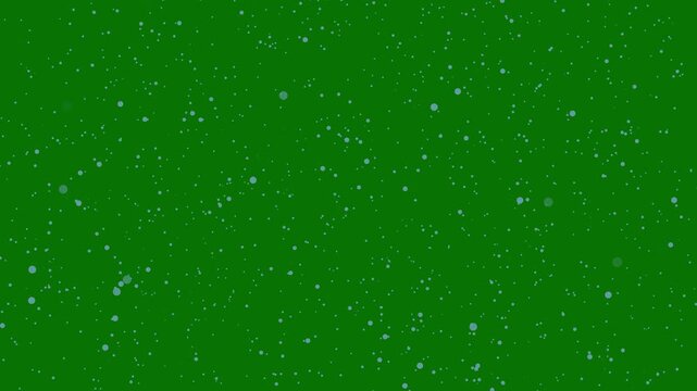 Floating White twinkle Stars with a luxurious bokeh effect, perfect for award ceremonies, particle magic tail sparkling glitter star dust trail loop animation on green screen background. 4K UHD Video