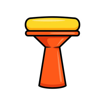 Cartoon Darbuka Drum