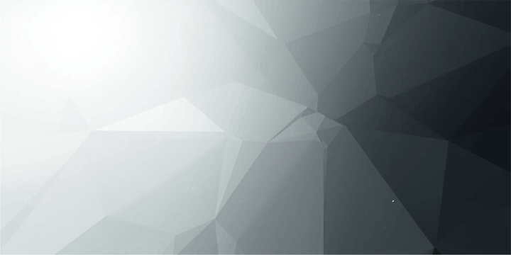 An abstract blue geometric background featuring a creative pattern of triangular polygon shapes and crystal textures for a modern business technology wallpaper design