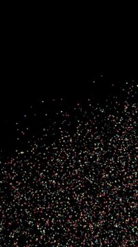 confetti party popper explosions on green screen background, colorful fireworks Shape Gunshot Popper Explosions Shooting blast realistic, Confetti explosion Colorful falling festive particles, stripes