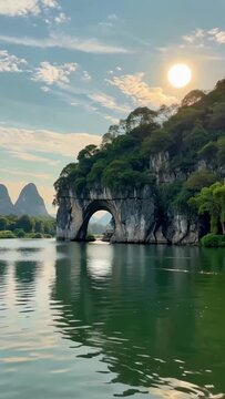 Li River Elephant Trunk Mountain Landscape