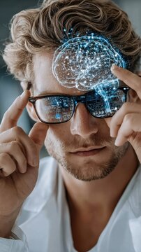 Brain learning system with neural pathways and knowledge processing.