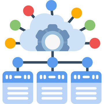 Virtualization Icon Vector Element