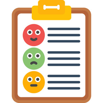 Neutral Feedback Icon Vector Element