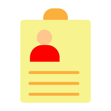 Job Board Vector Flat Icon Design