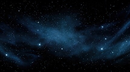 Fototapeta premium Stunning view of the cosmos filled with stars, dark nebula, and ethereal clouds in deep space, perfect for galaxy themes