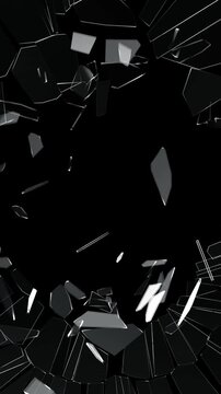 broken glass, screen background, Breaking glass motion graphics. Cracked glass fracture effect, cracks fracture effect texture, shattered glass with radiating cracks fracture effect