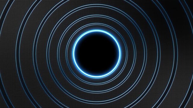 Futuristic Blue Glowing Circular Podium with Cascading Light Particles 3D portal Futuristic fantasy high-tech funnel wireframe tunnel Circle elements Sci Fi circle elements backdrop 4K Loading target