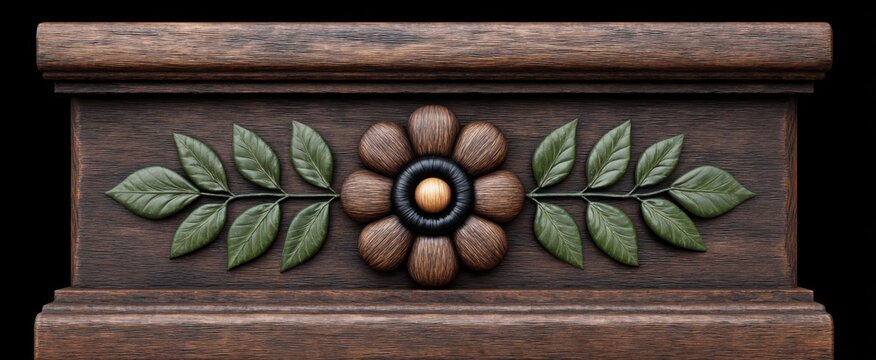 Rich dark walnut wood texture with detailed patterns perfect for ceramic tiles and 3D PBR material.