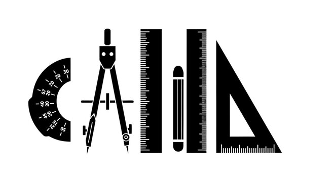 Drafting tools for drawing and design.