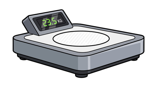 Digital Bathroom Scale with 23.5 KG Reading