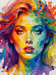 Obraz premium Rainbow Spectrum Unity