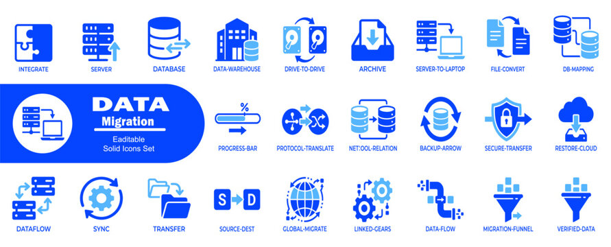 Data Migration and data warehouse drive to drive archive server to laptop file convert remapping progress bar protocol translate net cool relation backup arrow.