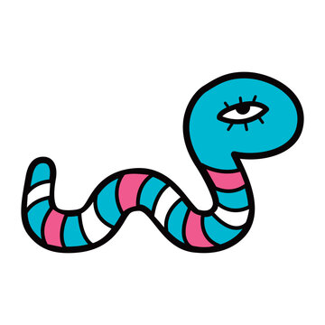 Lovely banded krait