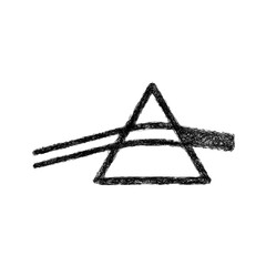 Obraz premium Sketch optics icon design
