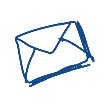 hand drawn envelope
