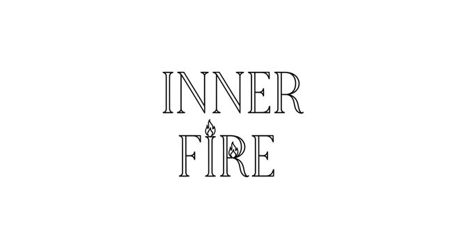 Inner Fire logo with flame symbol