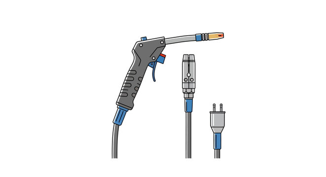 Welding gun and cable connectors tools.