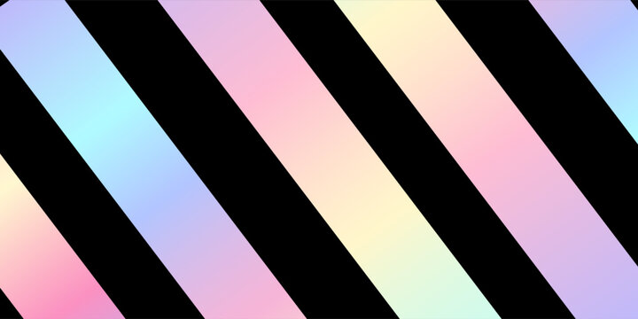 Iridescent holographic rainbow foil background with pastel pearlescent gradient metal texture
