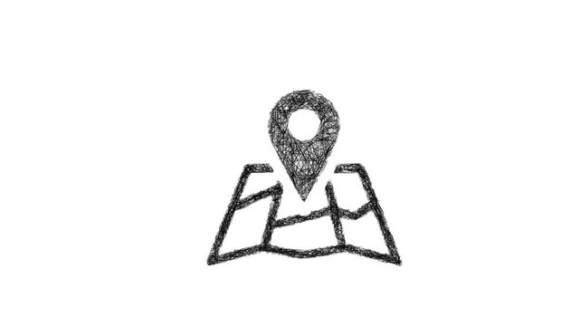 Sketch navigation icon animation - smooth progressive reveal