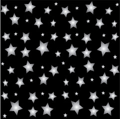 Fototapeta premium stars on black background