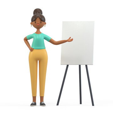 Presenting ideas, blank canvas, open for discussion