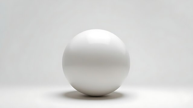 Sphere bulging from a stretched elastic membrane, creating tension.