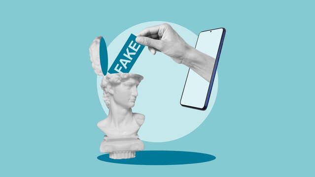 Fake news, misinformation spreading through social media and digital platforms, disinformation risk, online propaganda, manipulation of public opinion, media literacy and information verification