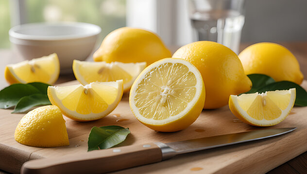 Healthy organic citrus fruit for cooking and drinks. . lemon picking. lemon harvest. citrus fruits close up. freshly picked lemons. eco lemons. Traditional agriculture. organic lemons close up