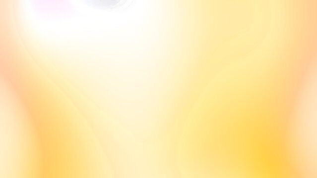 Abstract soft yellow and orange gradient background isolated on transparent background