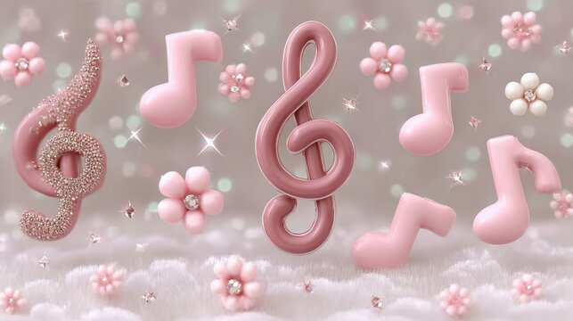 Soft music background with ambient sound and calm rhythm.