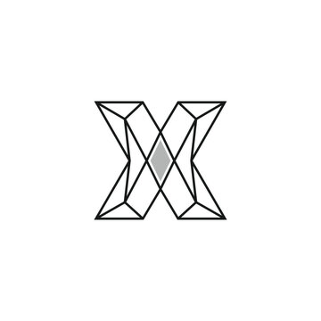 X letter creative design vector template