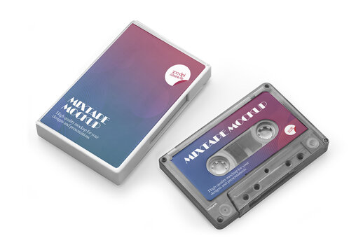 Mixtape Mockup for Retail Display and Promotional Marketing