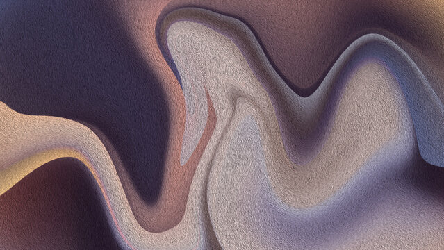 Abstract Background Flowing Shapes with Gradient Cream Pastel Colorful Design, Creating Futuristic, Dynamic, and Artistic Visual Impression Liquid Motion and Digital Art Aesthetics